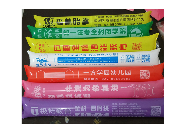 Cheering stick, inflatable cheerleading stick, inflatable stick, advertising and promotion, cheerleading stick, cheering stick, support stick, balloon, printed logo pic 13