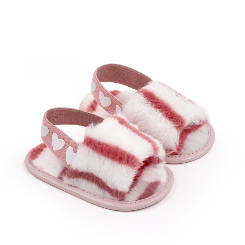 Baby cloth sandals, new style baby sandals, tie-dyed fur sandals, summer walking shoes, baby shoes 2801 pic 20