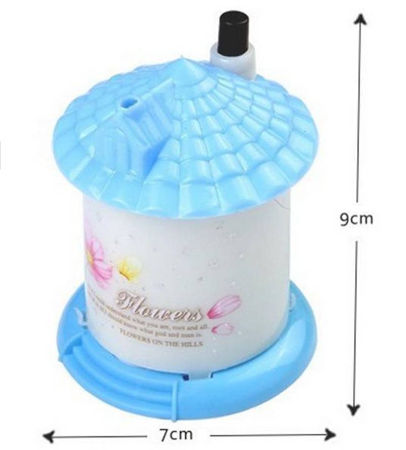 Small house toothpick box with toothpick press type toothpick bucket, colorful automatic plastic toothpick tube, creative toothpick can pic 3