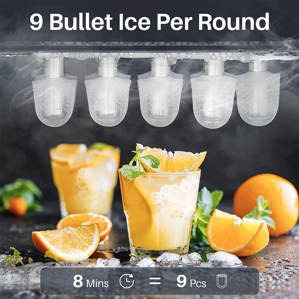 Winning Star 1.2L mini portable ice maker with British and European standard household small summer ice cubes pic 6