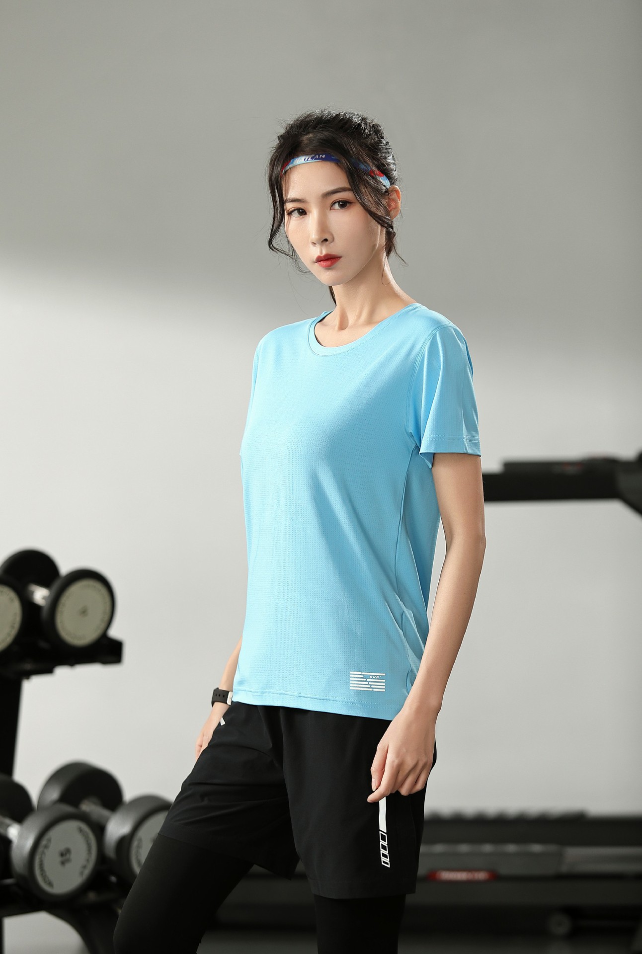 冰丝速干衣T恤定印制logo工作服短袖圆领运动户外跑步文化广告衫详情29