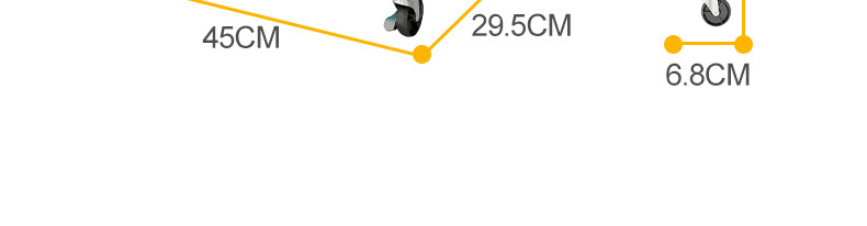 No-installation folding trolley storage rack, kitchen storage rack, floor-standing multi-layer household storage rack pic 19