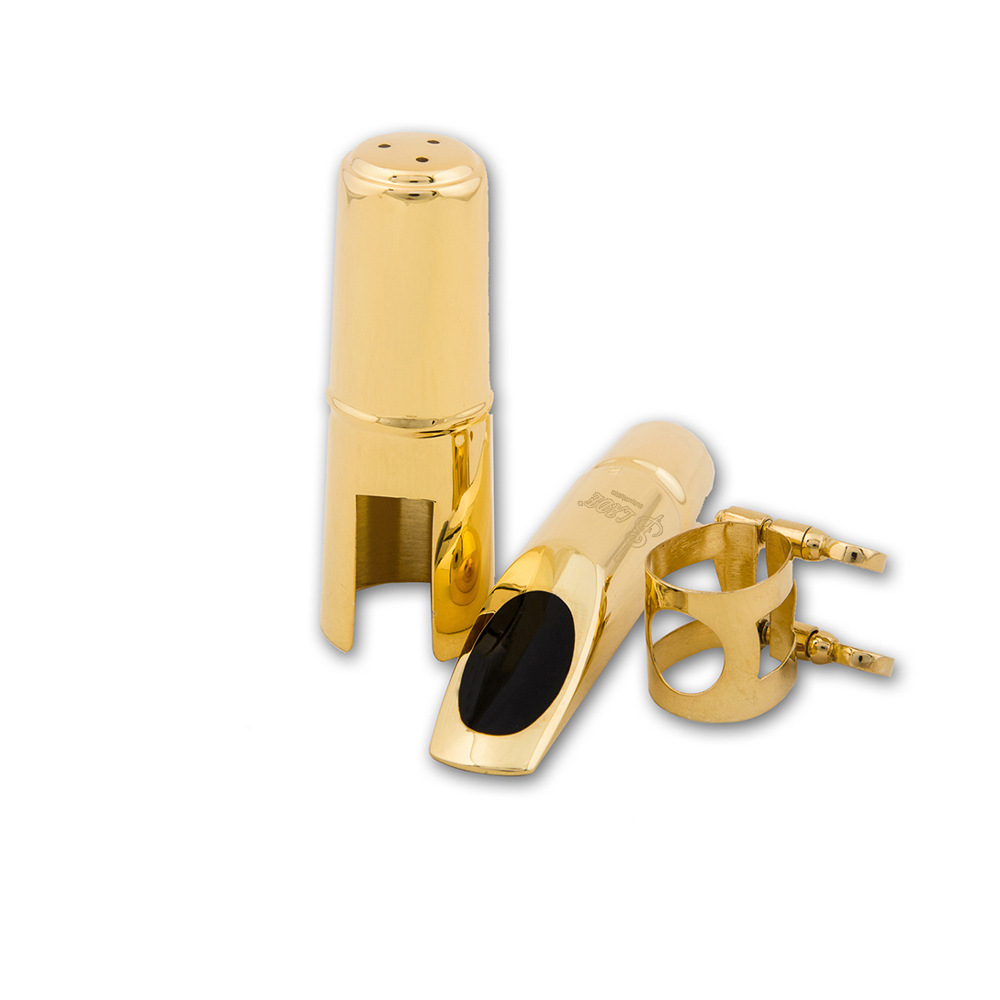 Factory direct sales of mid-range E-flat saxophone metal flute heads, saxophone metal wind instrument accessories, and instrument cases pic 3