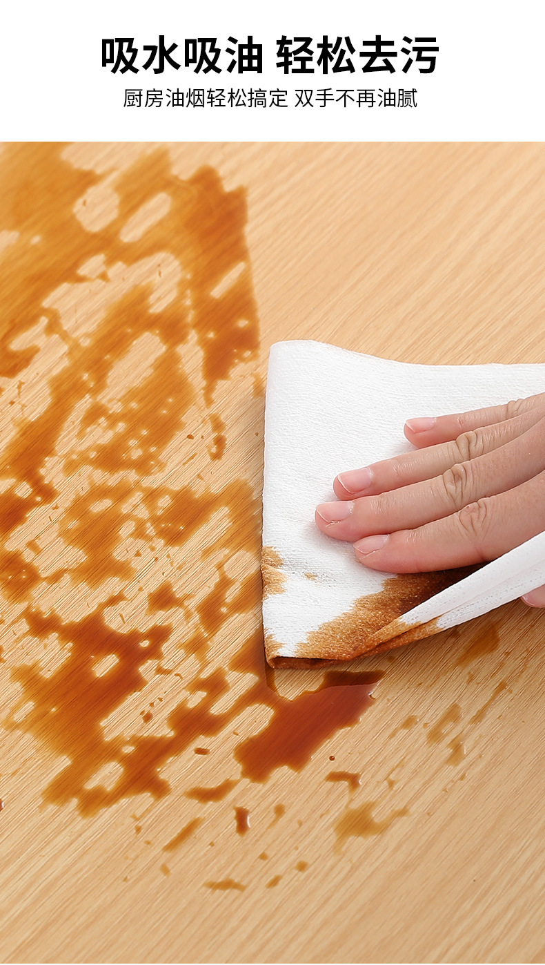 懒人抹布干湿两用厨房加厚去油洗碗布可水洗家用吸水一次性无纺布详情6