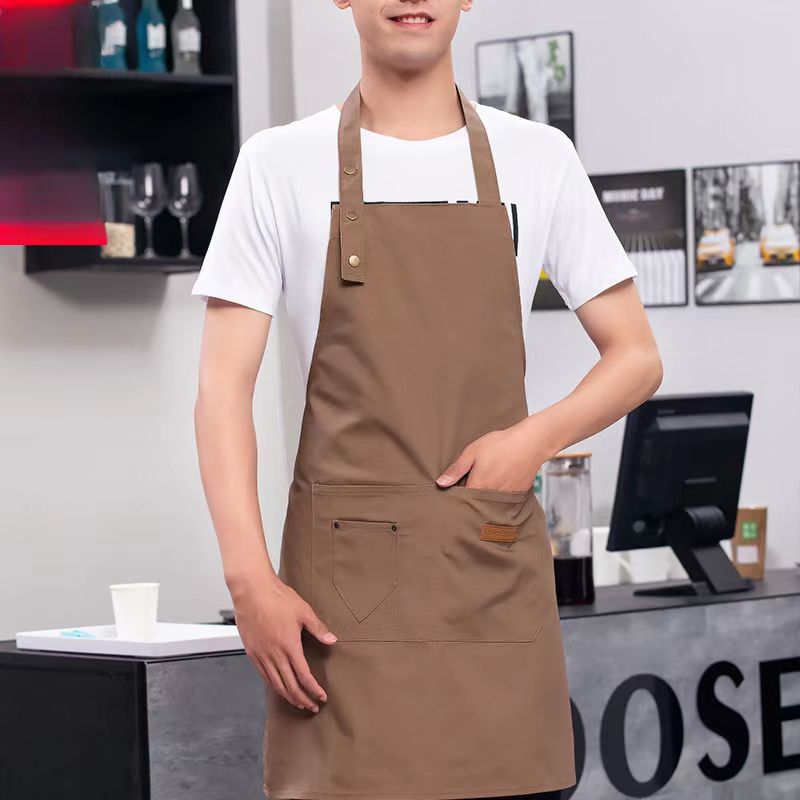 The new waterproof canvas apron, a modern and simple work uniform apron, can be printed with logos. The apron is available for wholesale and consignment pic 21