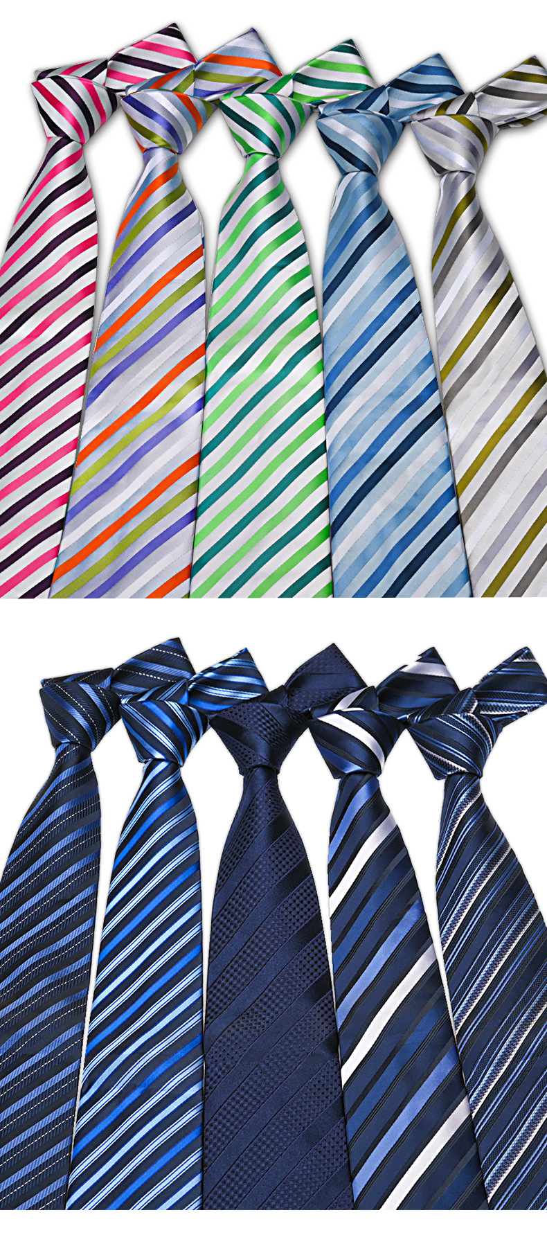 跨境热销男士领带佩斯利腰果花商务正装领带条纹可定制厂家直销详情8