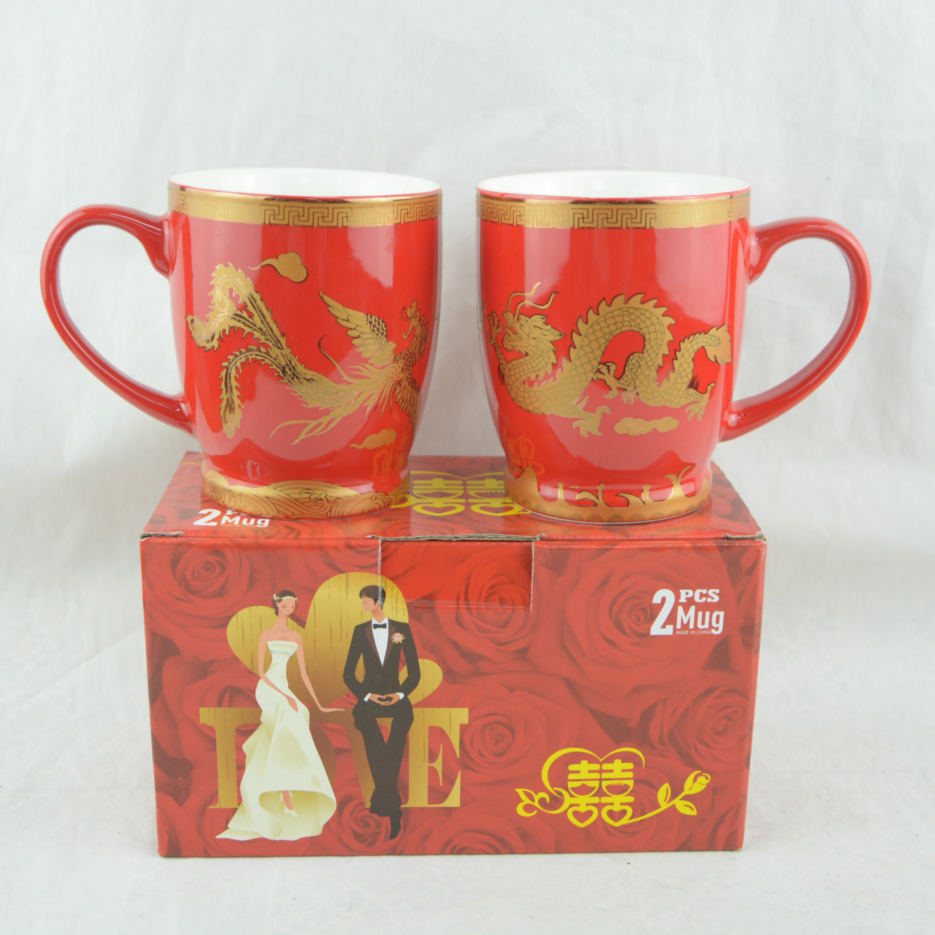Best-selling ceramic cup, creative coffee cup, Russian New Year rat, customizable logo pic 21