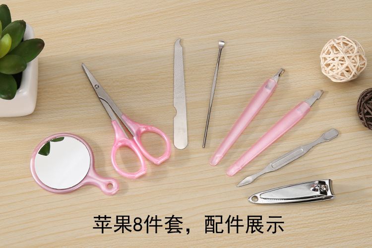 Nail art set 8-piece set, nail clippers, nail clippers, nail knives 8-piece set, beauty tools factory direct sales pic 13