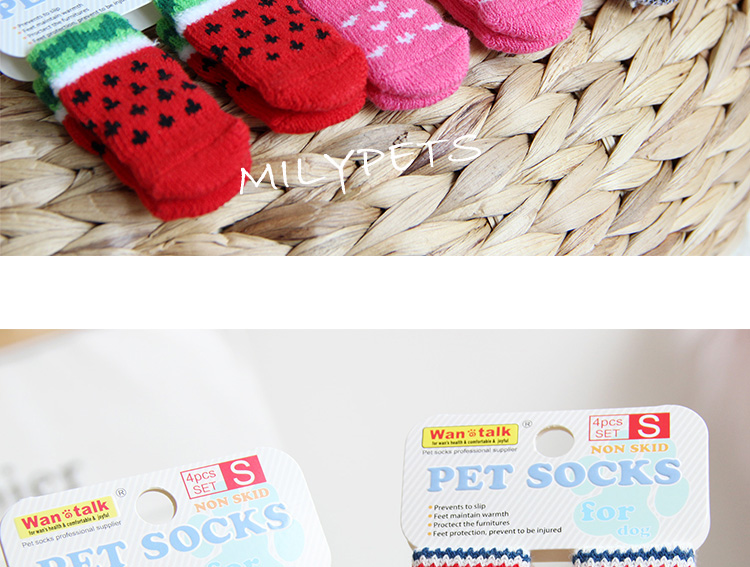 宠物狗狗袜子脚套防脏猫鞋猫咪袜子防抓小狗泰迪柯基法斗袜子室内详情9