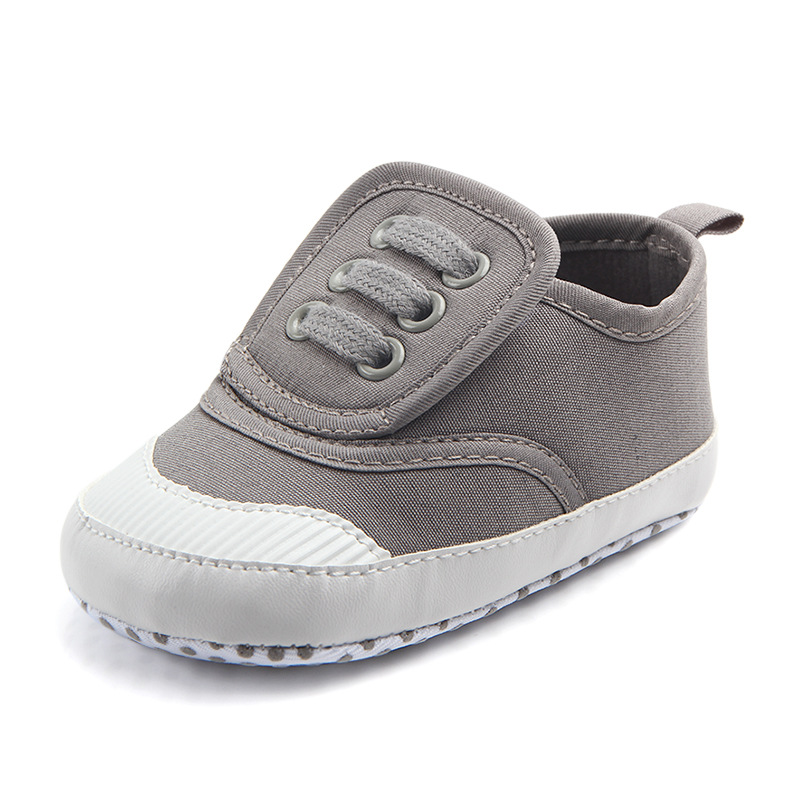 秋季新款 魔术贴帆布宝宝学步鞋 婴儿鞋外贸货源 D0634详情12
