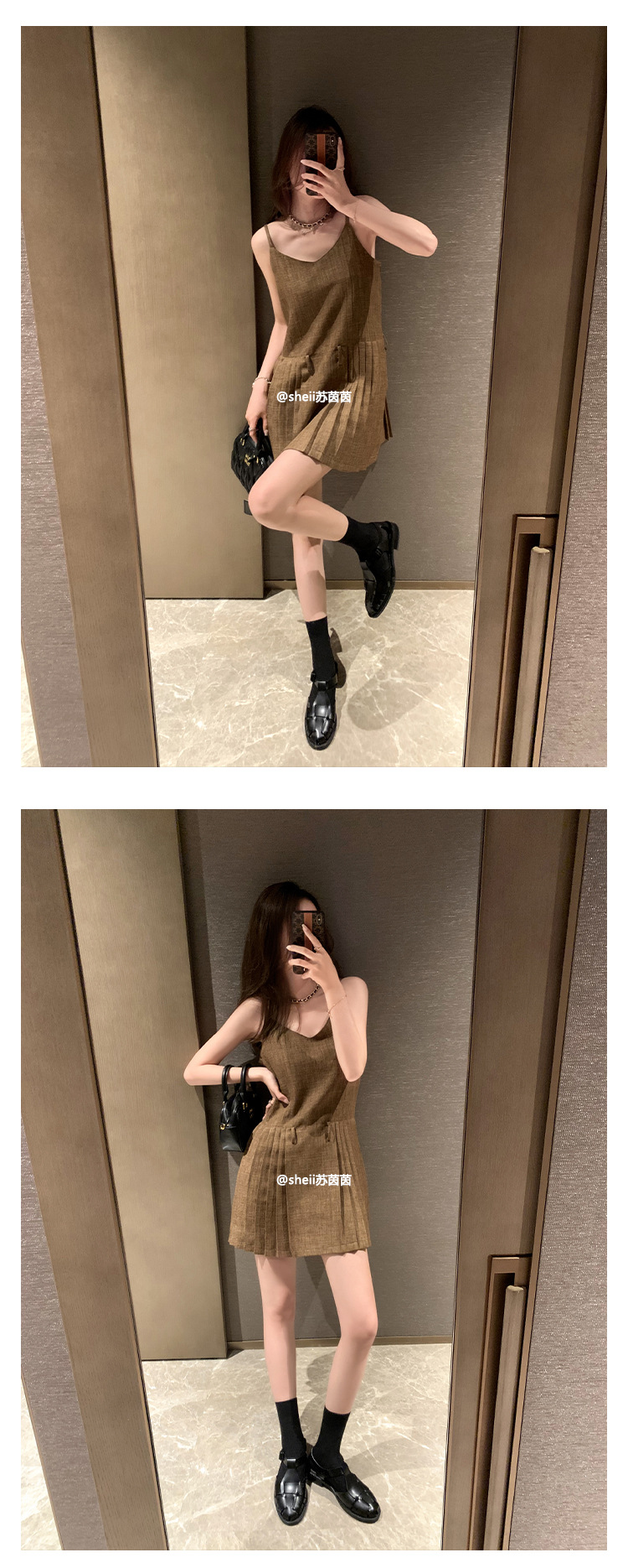 严选牛皮版~苏茵茵同款复古真皮镂空包头编织平底罗马遮丑凉鞋女详情20