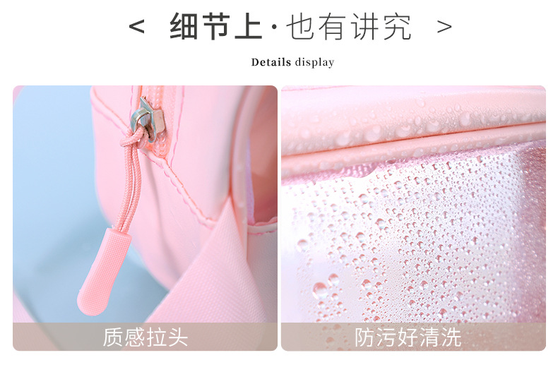 旅行INS风化妆包透明pvc化妆品收纳包时尚防水手提洗漱包批发详情6