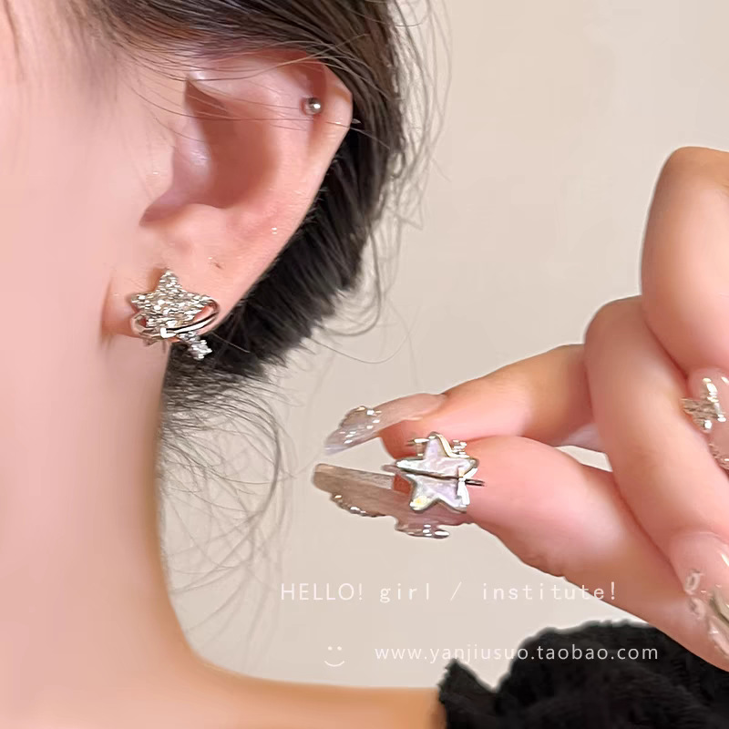 925针ins风珍珠耳钉女百搭耳环高级感气质耳饰摆地摊夜市爆款批发详情24