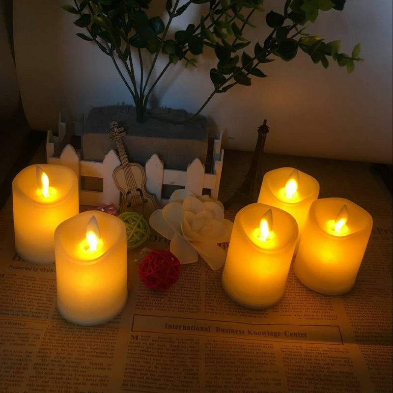 LED electronic candle lights, wedding and birthday candles, decorative lights, LED night lights, 10-key remote control electronic tea wax lights pic 35