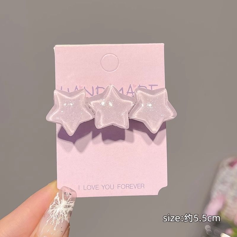 可爱彩色系儿童bb夹2025新款多巴胺发夹女生侧边刘海高级感发夹子详情37