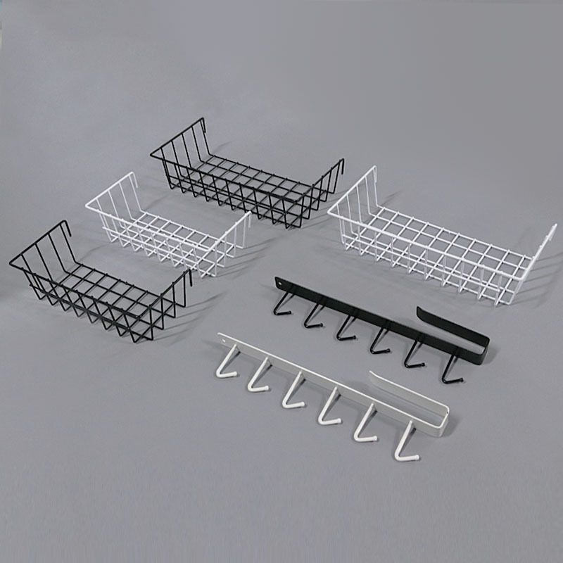 Factory direct sales of multi-functional mesh powder-coated storage baskets, Douyin storage baskets, hanging baskets pic 14