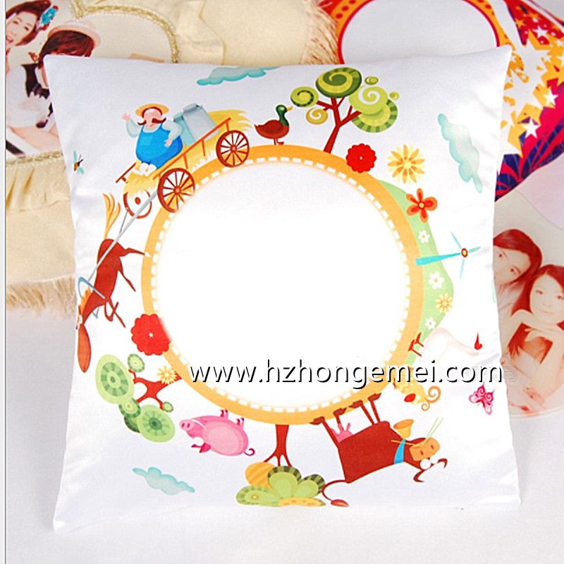 Transferencia de calor tela de poliéster blanco funda de almohada lateral impresa cojín de transferencia de calor cojín de sofá cojín de transferencia de calor cojín de transferencia de calor pic 6