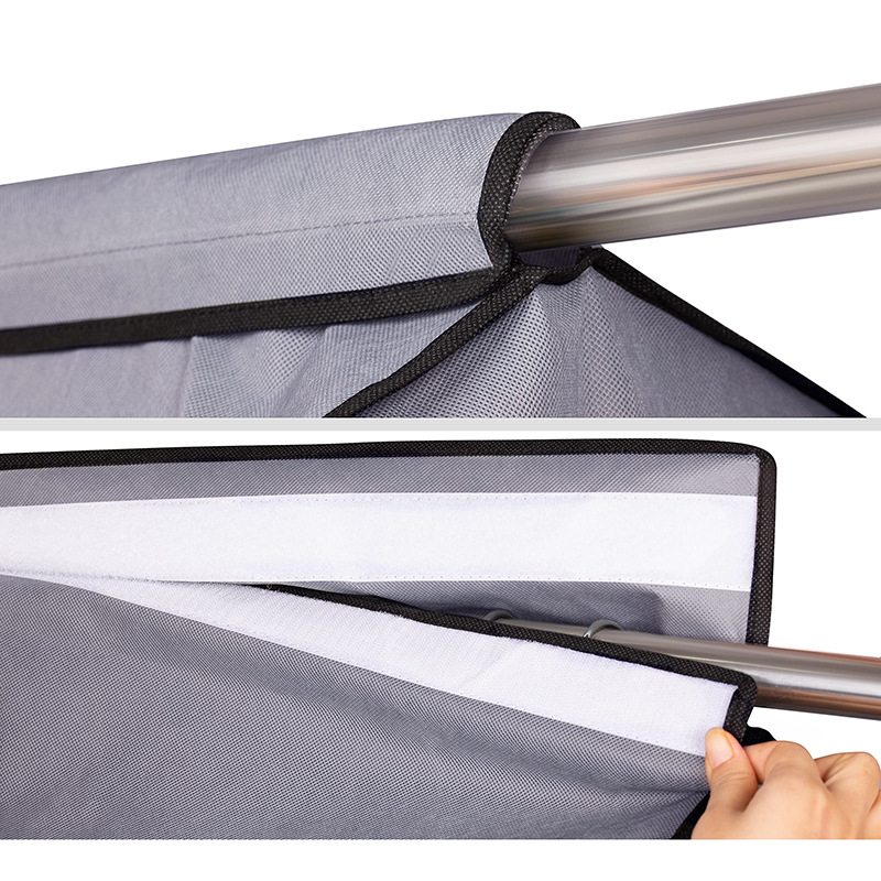 Amazon 3D clothing dust bag, home non-woven fabric clothing dust cover, hanging bag, suit down jacket hanging bag pic 5