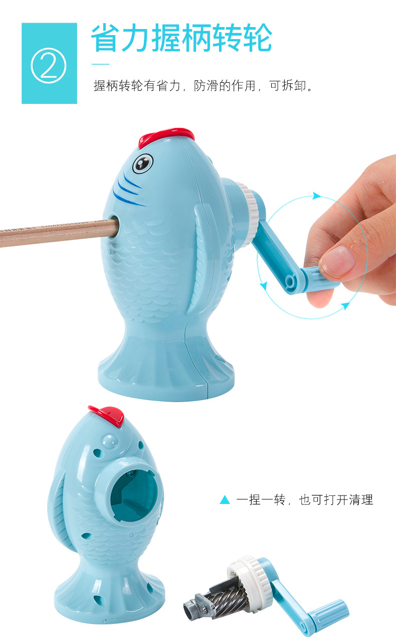 Talent pencil sharpener, creative automatic lead feed, student labor-saving pencil sharpener, cartoon fun stationery pic 4
