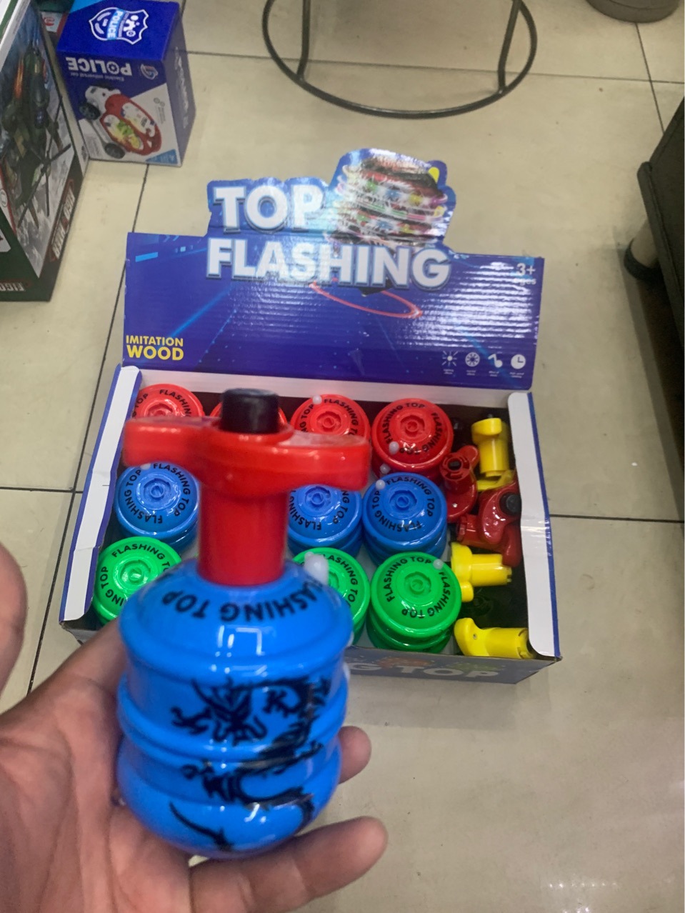 新款音乐陀螺卡通发闪光儿童玩具新款地摊夜市热销卖批发光小礼品详情8