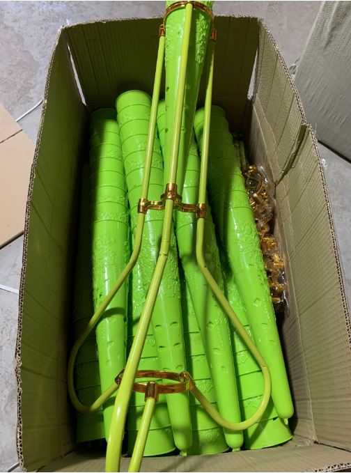 Wedding welcome corridor flower stand, passageway flower basket, rose iron basket, small cultural scene decoration props, basket supplies pic 35