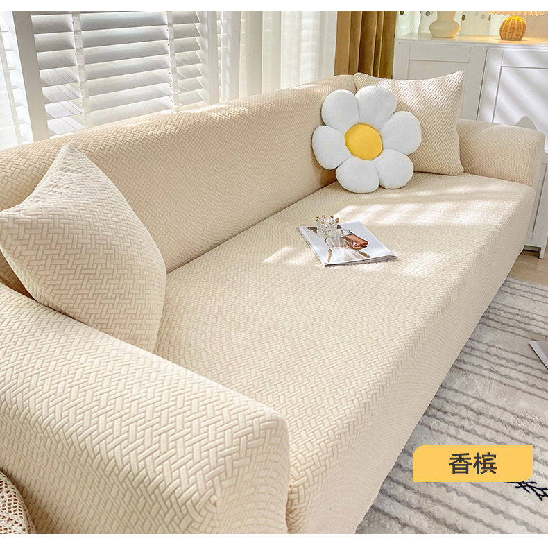 All-inclusive elastic universal sofa cover, sofa cushion, sofa cover, sofa towel, double or triple combination sofa pic 37