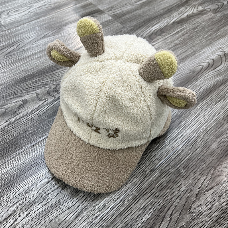 Ciervo peludos capucha de lengua mujeres otoño e invierno caliente thunderfeng sombrero sombrero de peluche peluche rizado lindo dulce versión coreana ruth pic 4