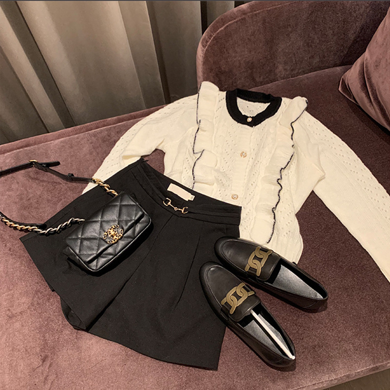 葡萄妈同款厚底乐福鞋女春秋鞋子复古小皮鞋英伦风女鞋夏季详情23