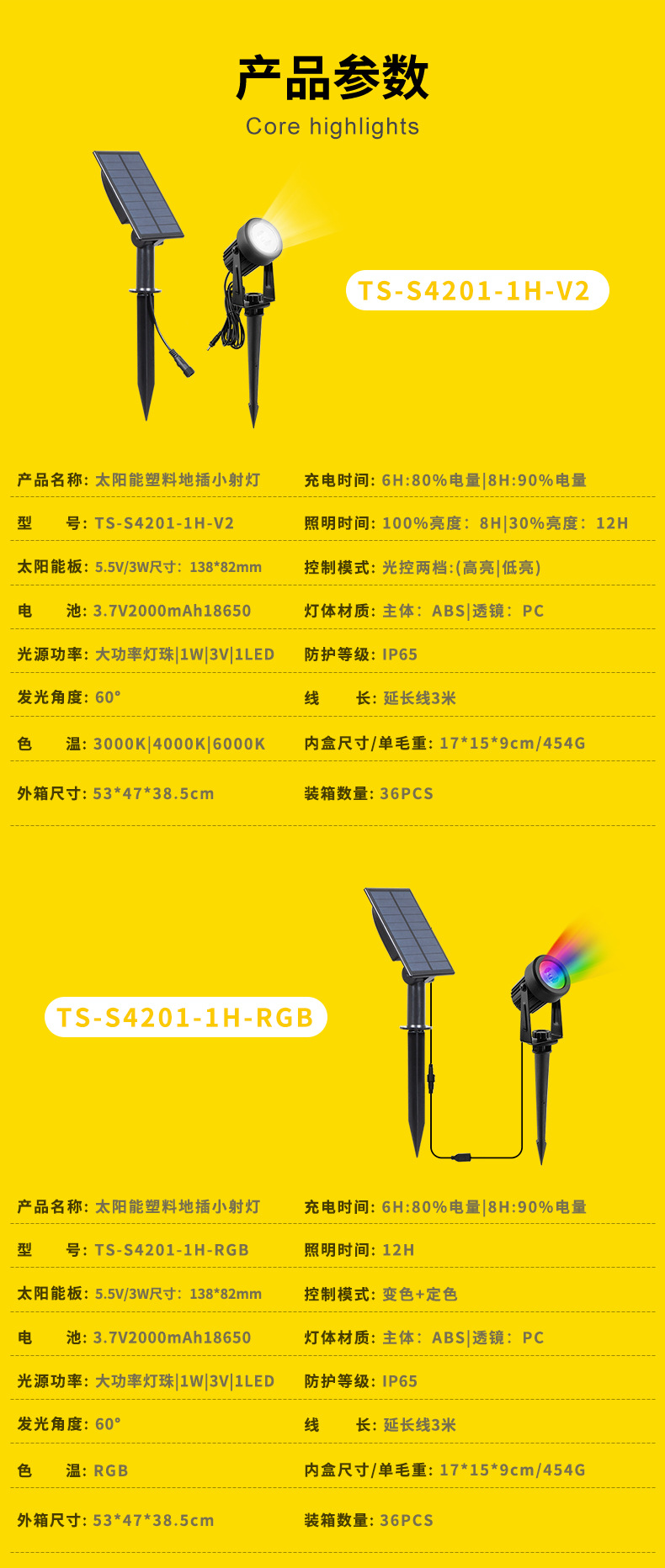 Cross-border new solar ground insert light, spotlight, outdoor ultra-bright waterproof lawn light, landscape garden and courtyard tree lighting light pic 18