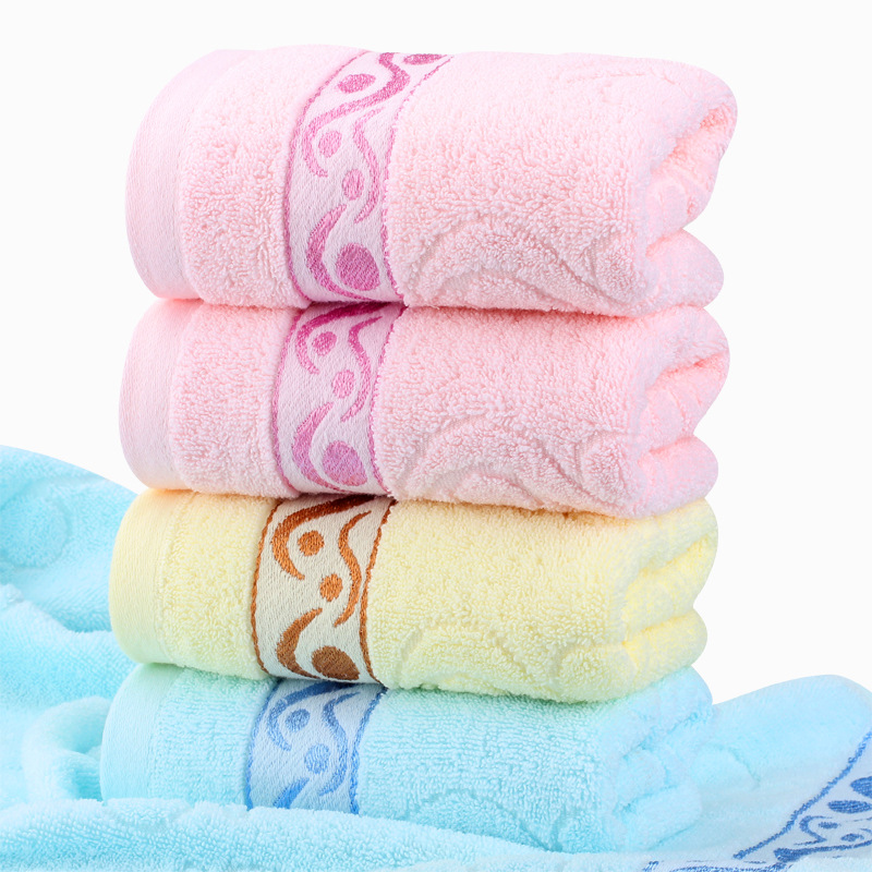 Factory wholesale pure cotton thickened checkered towels, absorbent household daily face towels, gift customization logo pic 40