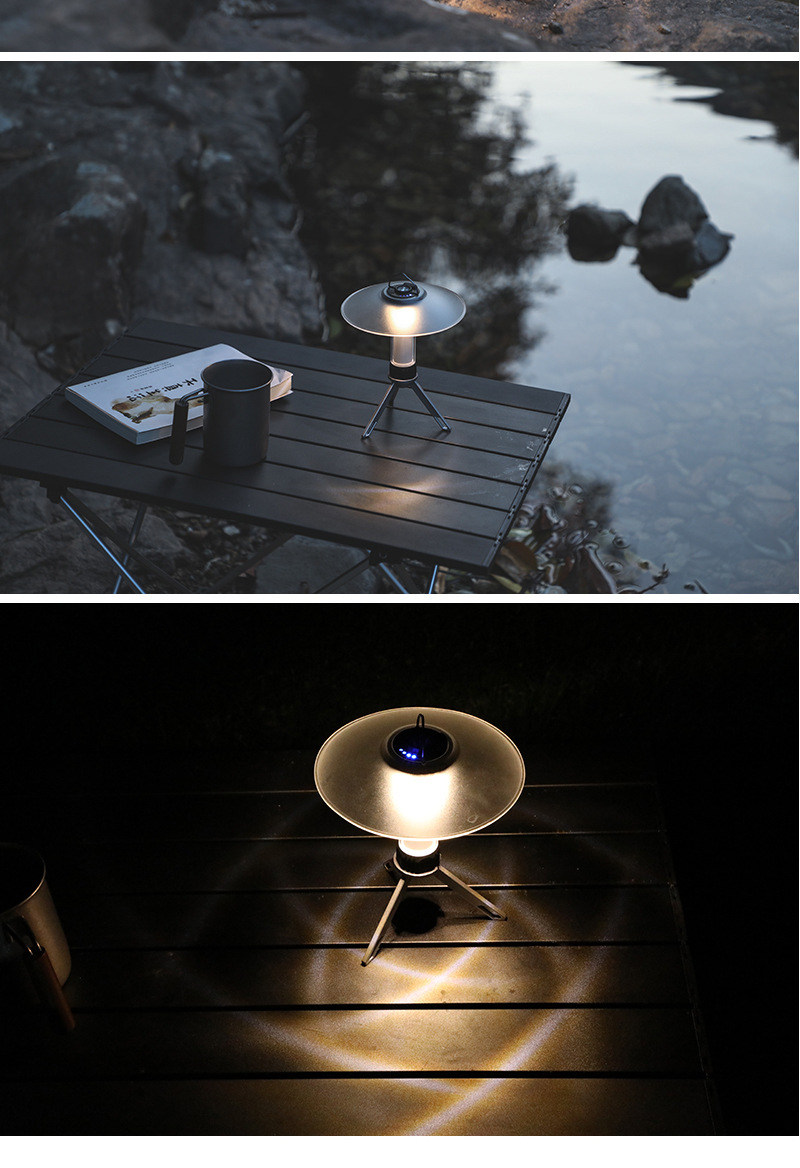 【 New 4.0】 Camping Lamp LED Lighting Outdoor Campsite Atmosphere Lamp Portable Flashlight Lighthouse Camping Lamp pic 9