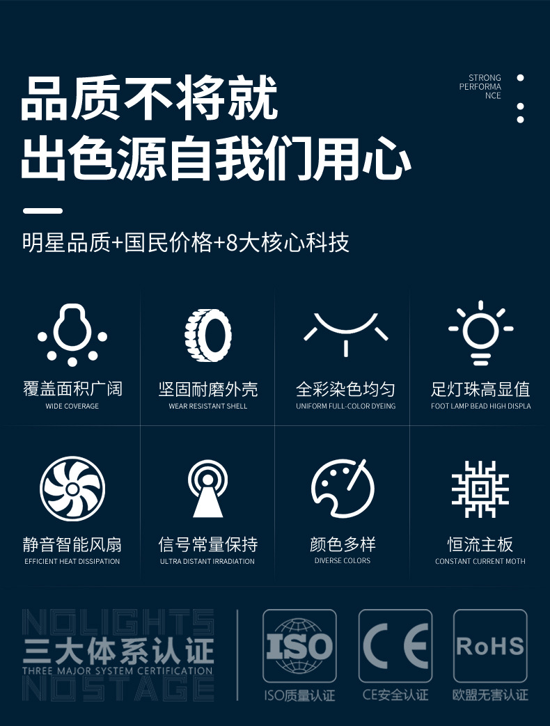 捷创舞台灯光54颗3w全彩帕灯舞蹈室氛围灯七彩染色灯舞台演出灯光详情11
