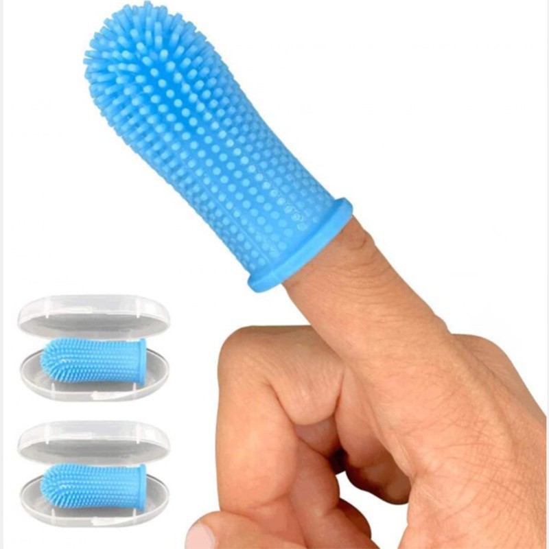 Pet cleaning products: Safe and durable silicone finger cots, dog oral cleaning, pet finger toothbrushes pic 8