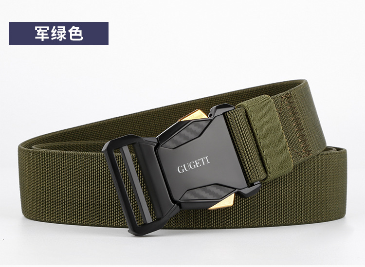 男士战15弹力战术腰带简约高级感运动皮带时尚百搭休闲男士腰带详情15