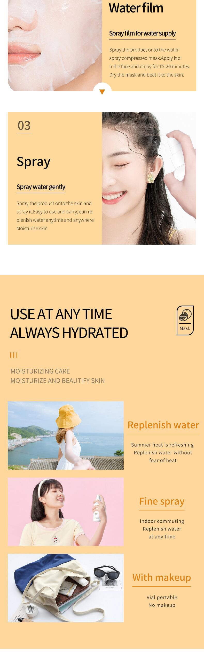 100ml SADOER Vitamin C Aloe Vera Hydrating, Moisturizing and Nourishing Cross-border export wholesale pic 4