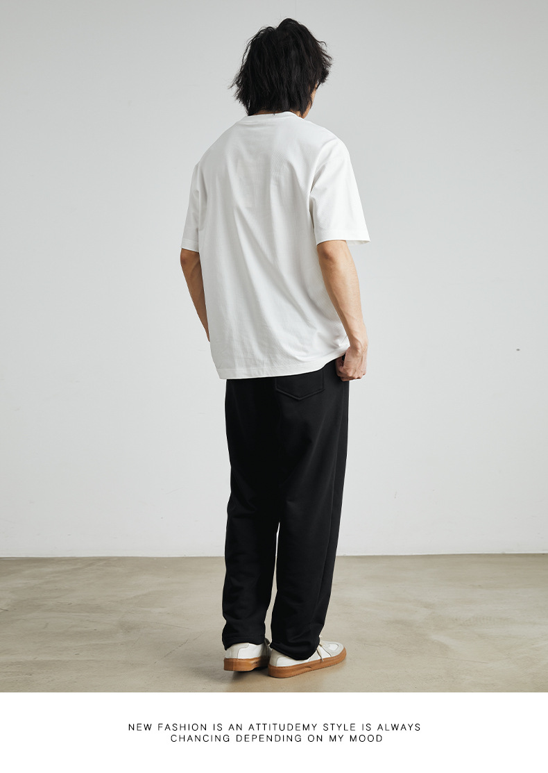 亦止男装美式卡通印花T恤男2024夏季新款短袖男宽松百搭情侣上衣详情19