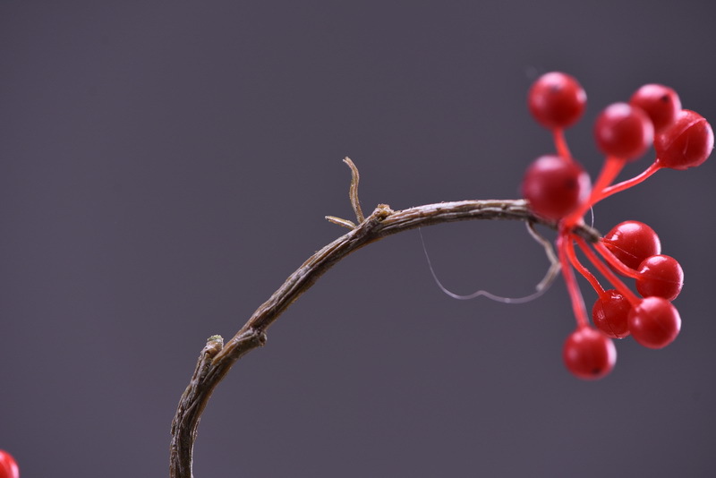 Lanjin Artificial Fruit Factory Direct Sales, wholesale of artificial berries, artificial green vine fruits, Chinese modern and simple decoration, winter green fruits, and mountain prosperity fruits pic 7