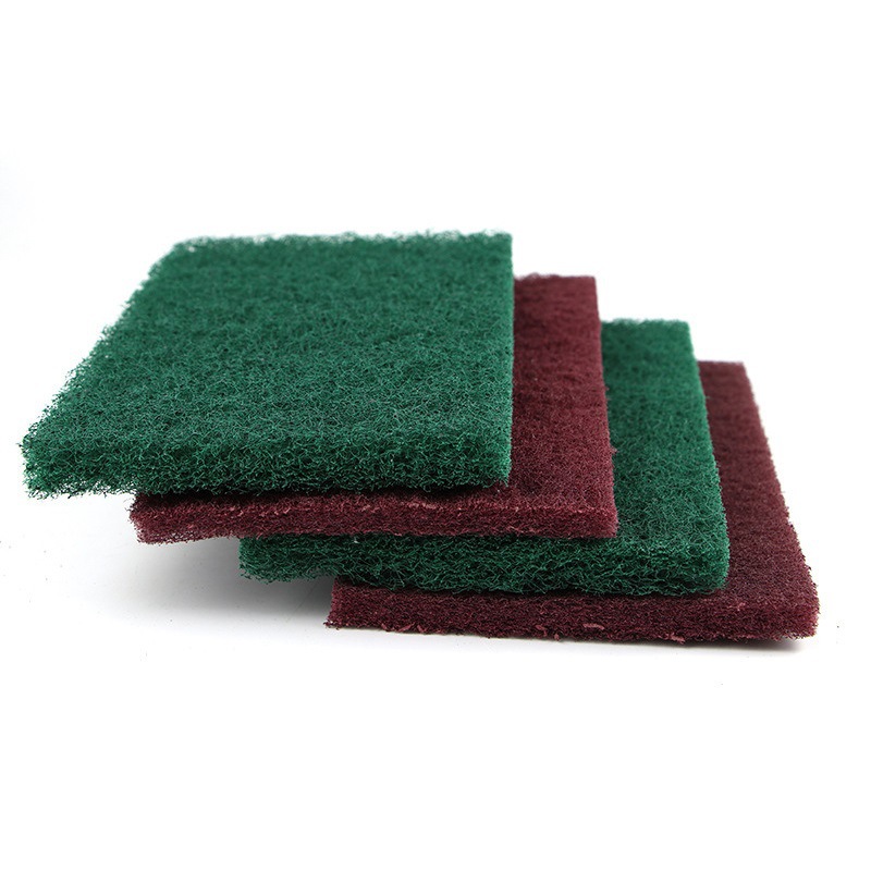 Supply 8698 industrial scouring pad, 7447 thickened grinding brushed cloth, emery grinding and polishing nylon scouring pad pic 9