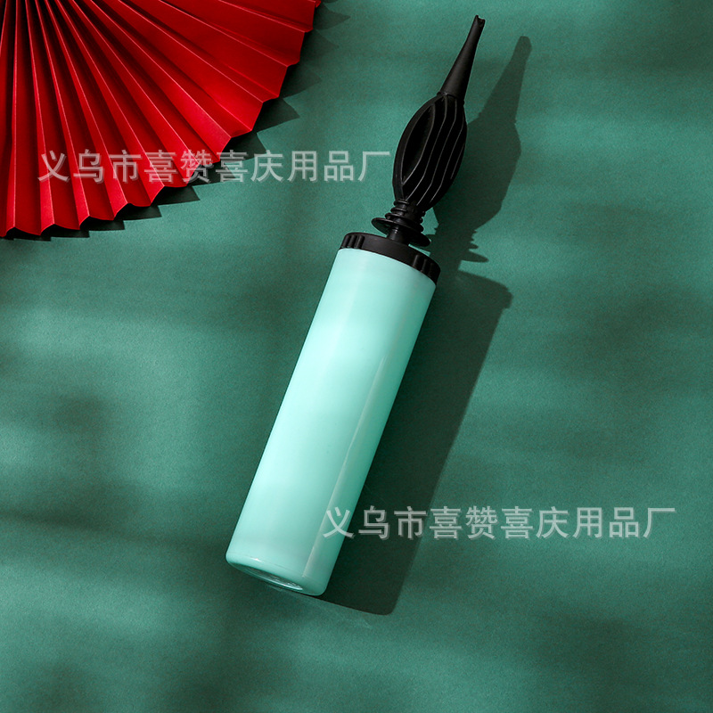 马卡龙色手推气筒 气球充气泵手推气筒气球打气筒详情5