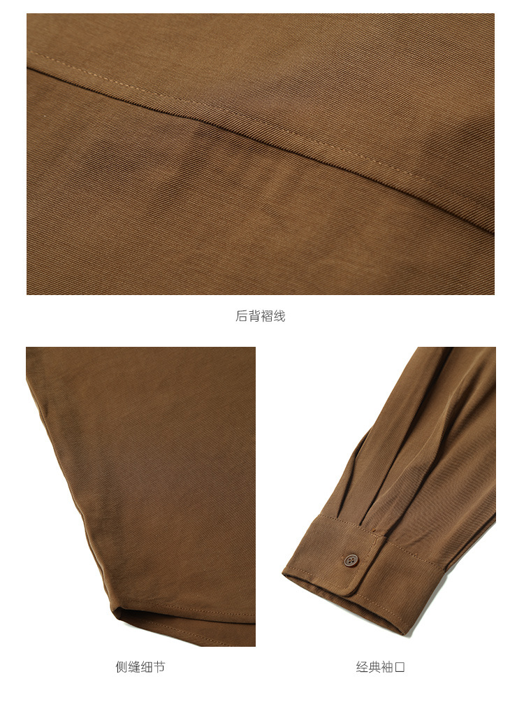 CLEAN simple and high-quality inner layer shirt for women 2024 Thirteen Factories Winter New skin-friendly and Comfortable Shirt 52288 pic 13