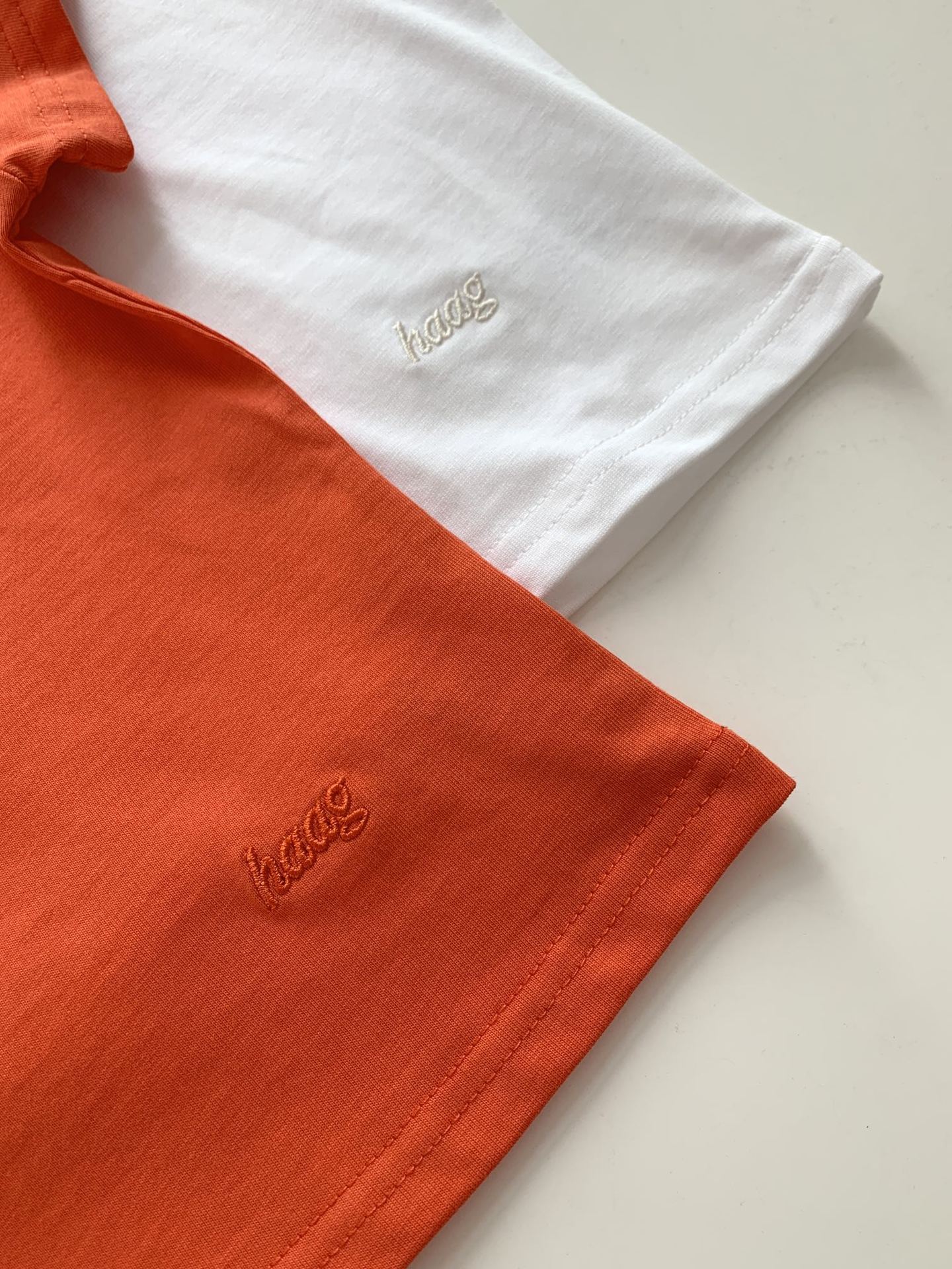 Pure cotton off-the-shoulder embroidered short-sleeved T-shirt for women, 2025 summer solid color casual style, Han Dongdaemun base layer ha*g pic 23