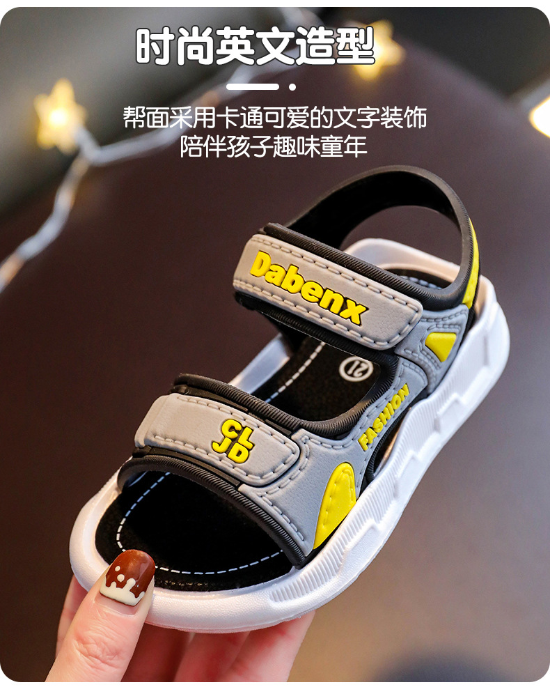 女童凉鞋夏2024新款软底防滑时尚中大童公主儿童小童女孩沙滩童鞋详情5