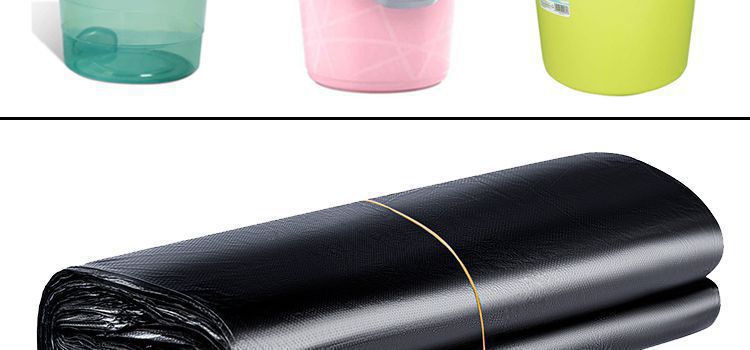 Jie Sifang garbage bags are thickened and extra-thick. They are suitable for kitchen use with handles and enlarged for office use. They are plastic bags that are cost-effective pic 12