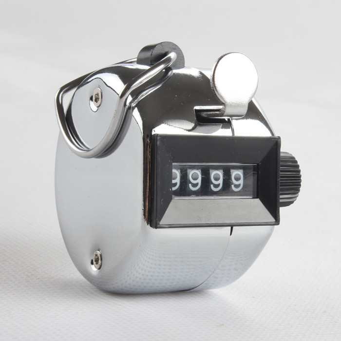 Mini press manual counter, metal casing human flow counter, hand press counter, statistical counter pic 7