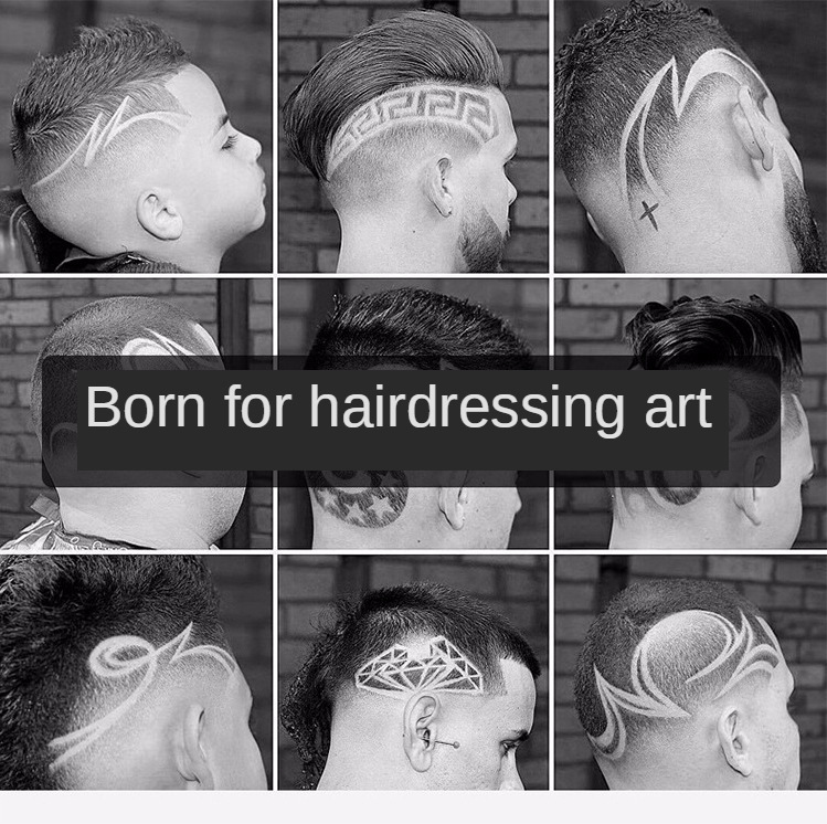 跨境理发器电推子电动理发器美发电推剪油头雕刻剪发器光头理发剪详情4