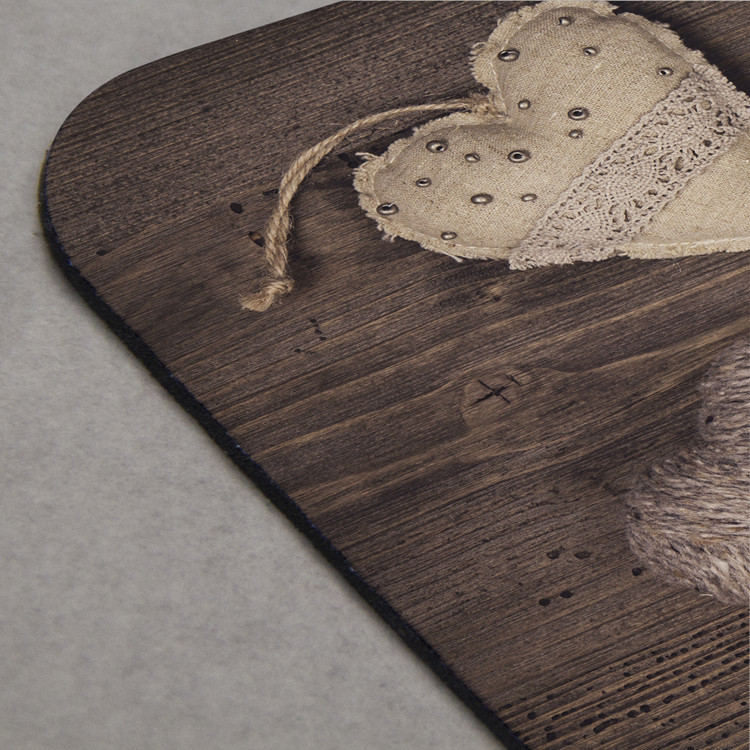 Cross-border heart-shaped bathroom MATS, household anti-slip floor MATS, water-absorbing quick-drying door MATS, floor MATS, toilet floor MATS pic 3