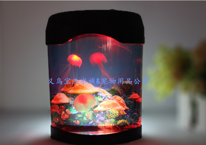 Fish tank simulation lionfish e-commerce 6-color simulation silicone fluorescent lionfish simulation jellyfish landscape decoration pic 42