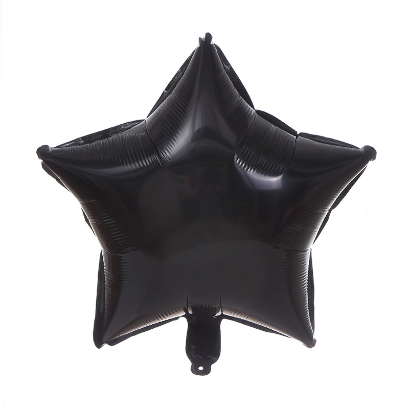 跨境新款横幅5球铝膜气球套装黑色氛围气球生日聚会派对装饰气球详情7