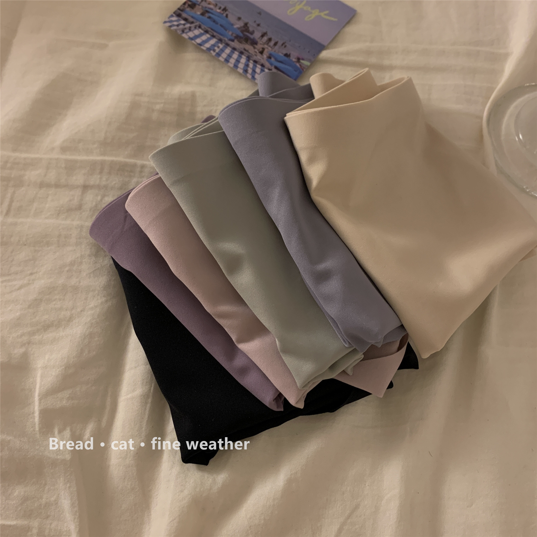 纯色少女冰丝无痕女士内裤纯棉裆部舒适透气速干提臀三角内裤女详情3