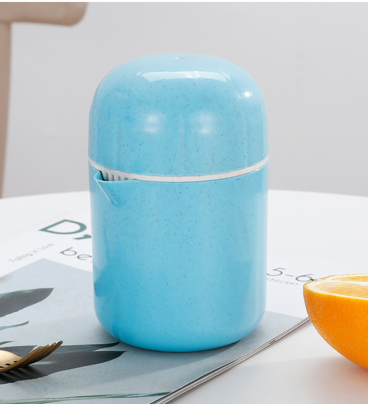 Manual wheat straw juicer, portable juicer cup, lemon juicer, residue and juice separation press, gift pic 17